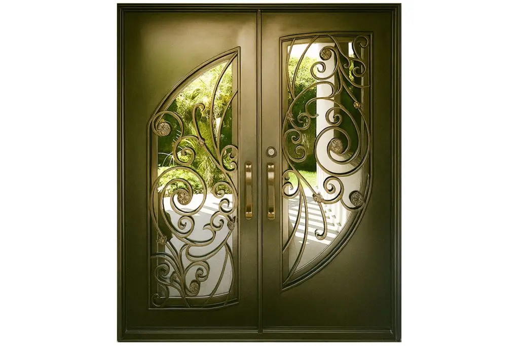 Nova Royal Series Wrought Iron Custom Exterior Door Style 353