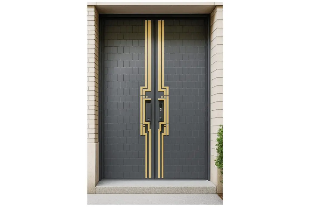 Nova Royal Series Wrought Iron Custom Exterior Door Style 363