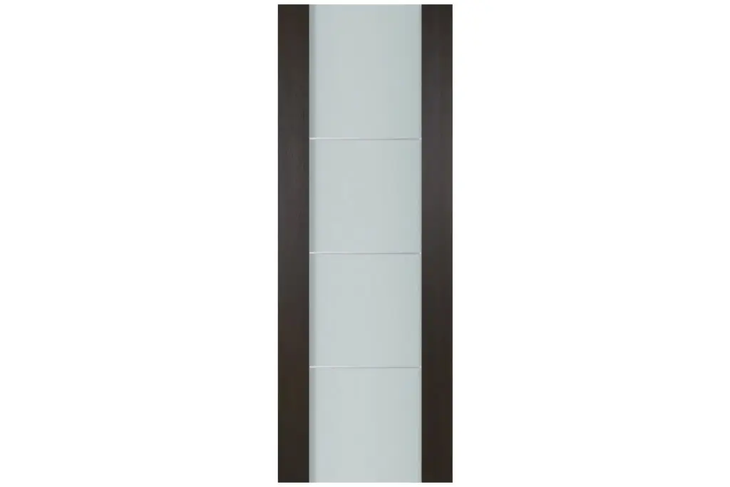 Nova Italia Vetro 3H Premium Wenge Laminate Interior Door - Slab
