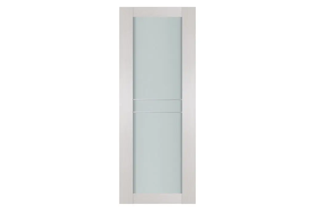 Nova 1 Lite 2HC White Wenge Wood Laminated Modern Interior Door - Slab