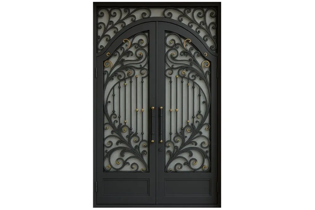 Nova Royal Series Wrought Iron Custom Exterior Door Style 263