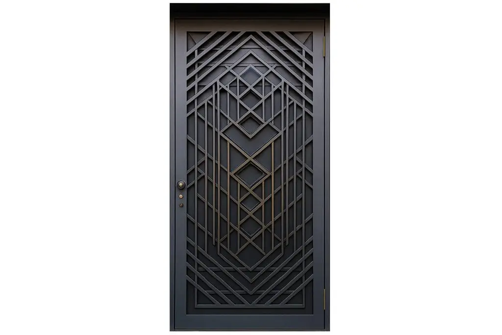 Nova Royal Series Wrought Iron Custom Exterior Door Style 285