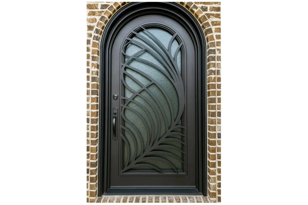 Nova Royal Series Wrought Iron Custom Exterior Door Style 278