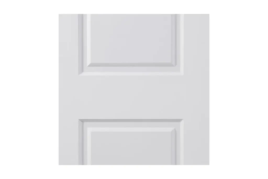 Nova 2 Panel Soft White Laminated Traditional interior Door