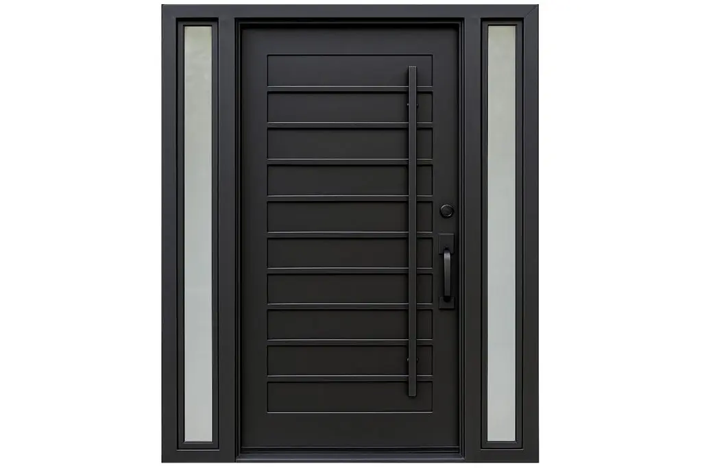 Nova Royal Series Wrought Iron Custom Exterior Door Style 242