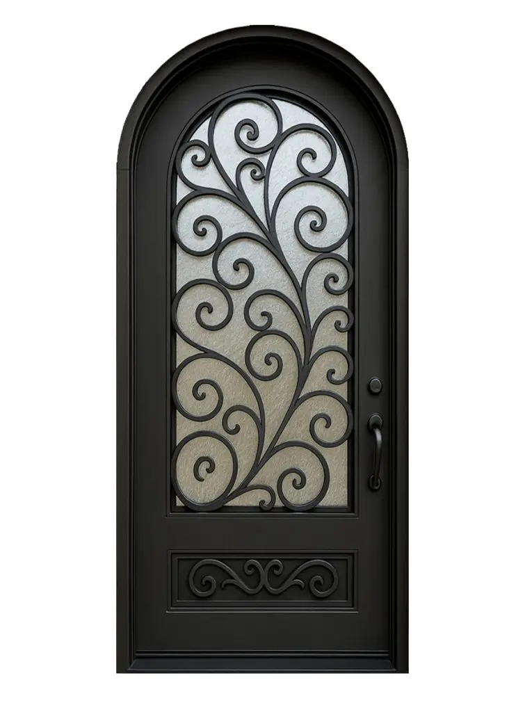 Nova Royal Series Wrought Iron Custom Exterior Door Style 271