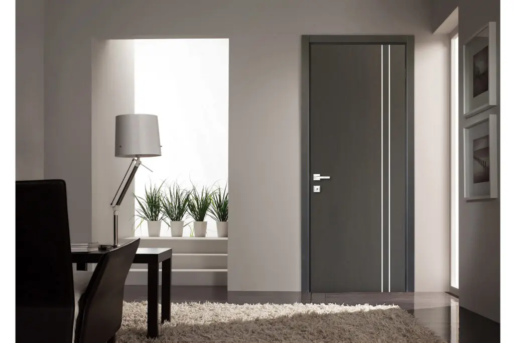 Nova HG-002VR Japan Oak Laminated Modern Interior Door