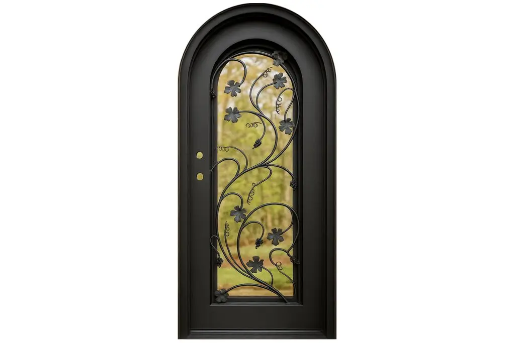 Nova Royal Series Wrought Iron Custom Exterior Door Style 277