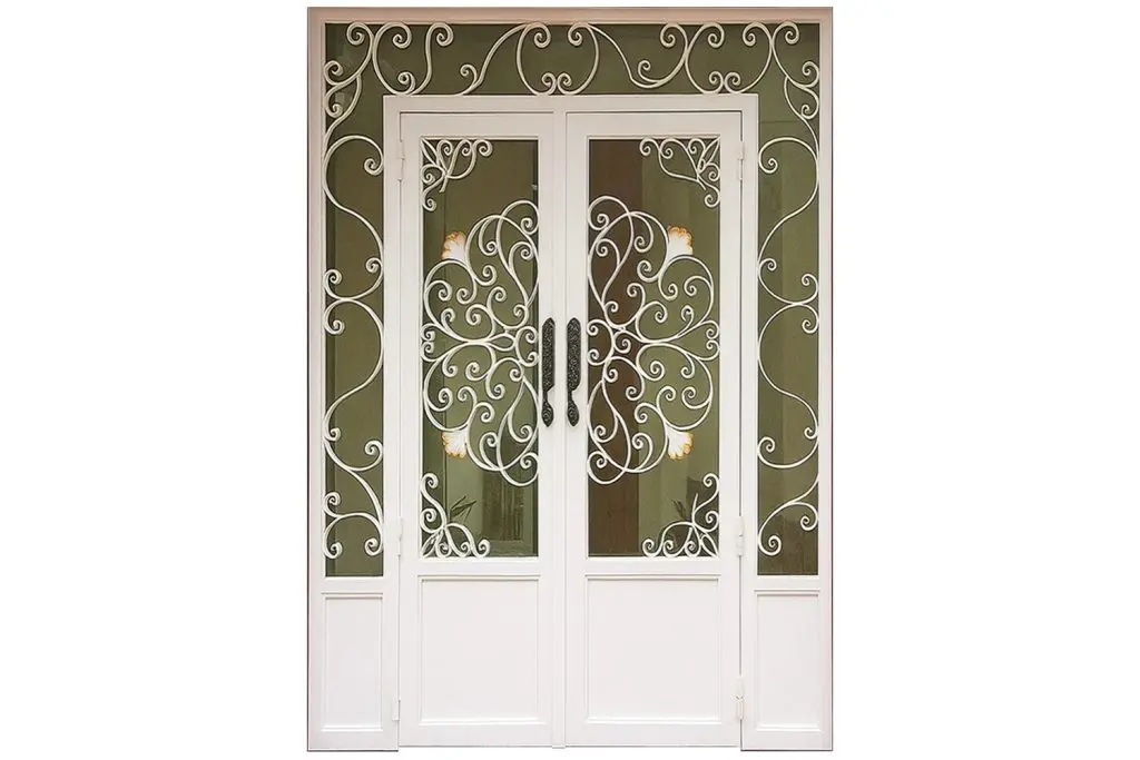 Nova Royal Series Wrought Iron Custom Exterior Door Style 354