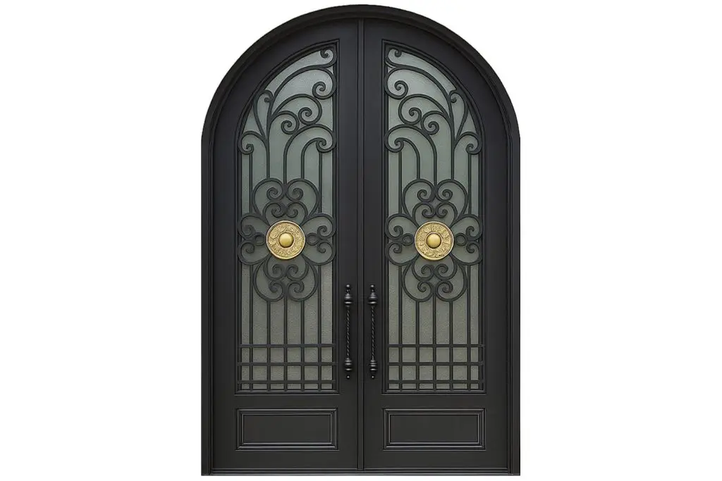 Nova Royal Series Wrought Iron Custom Exterior Door Style 193
