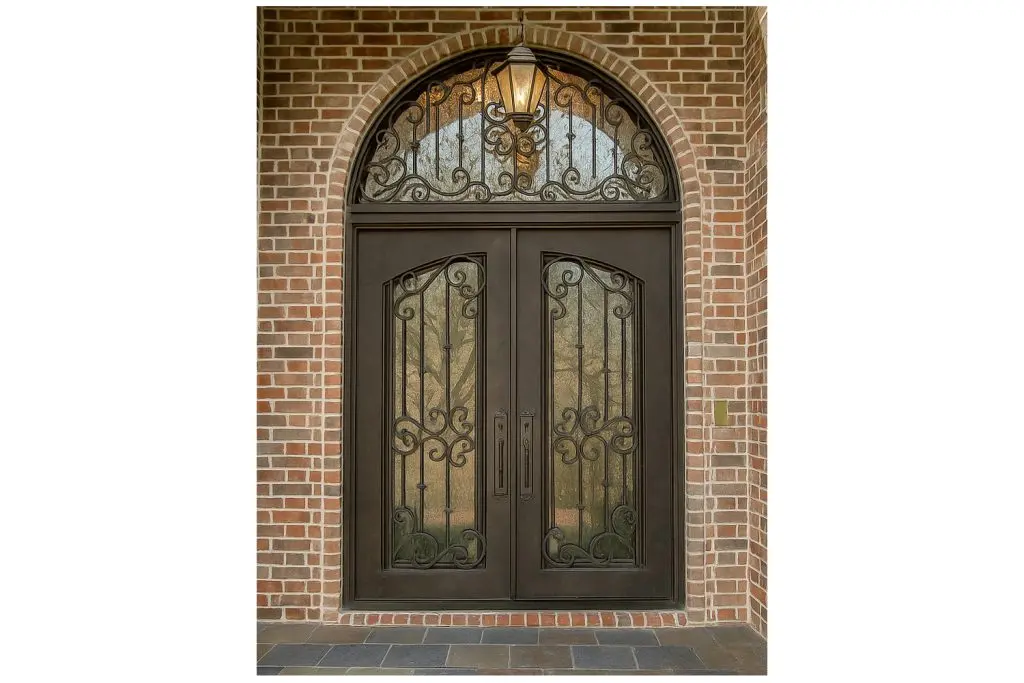 Nova Royal Series Wrought Iron Custom Exterior Door Style 159