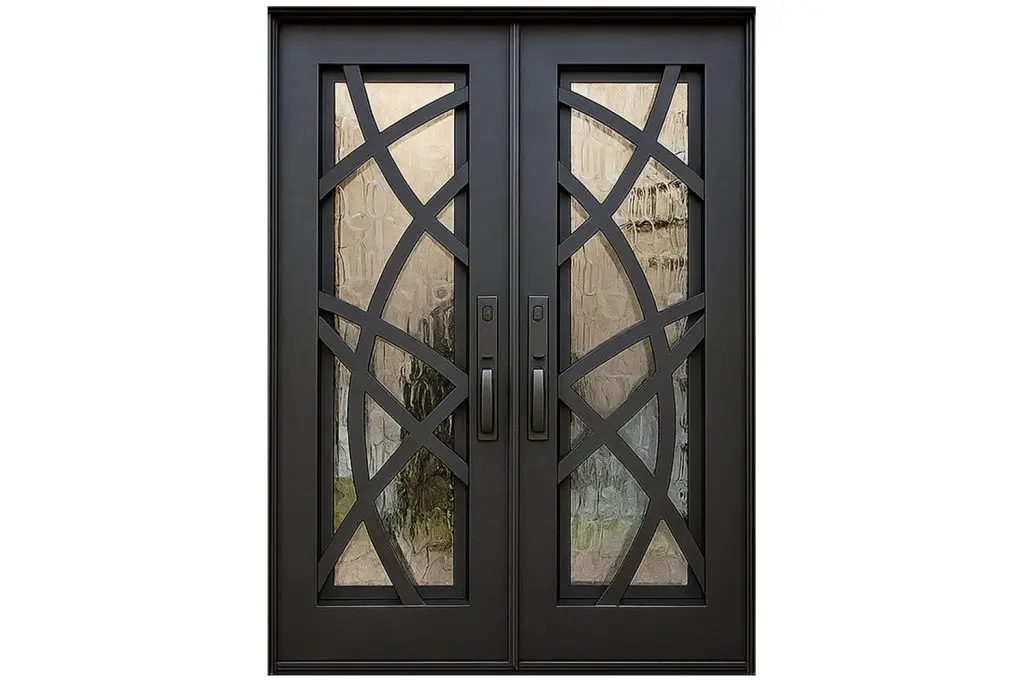 Nova Royal Series Wrought Iron Custom Exterior Door Style 287
