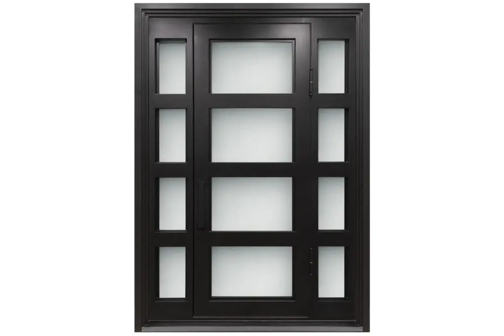 Nova Royal Series Wrought Iron Custom Exterior Door Style 051