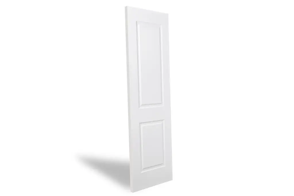 Nova 2 Panel Soft White Laminated Traditional interior Door