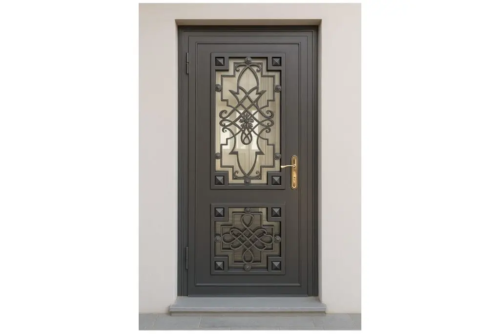 Nova Royal Series Wrought Iron Custom Exterior Door Style 309