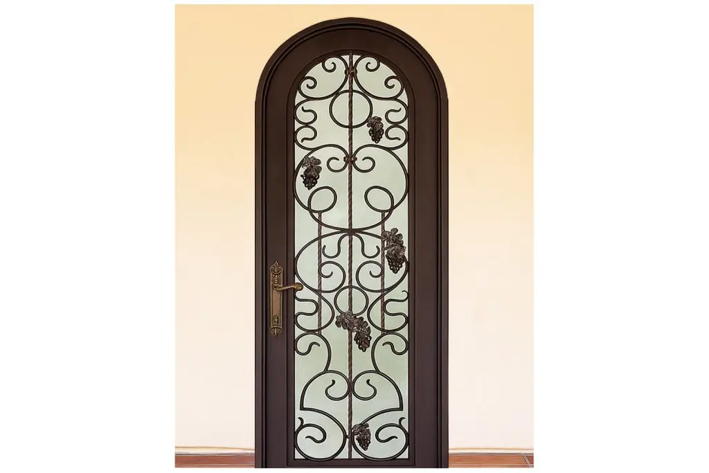Nova Royal Series Wrought Iron Custom Exterior Door Style 158