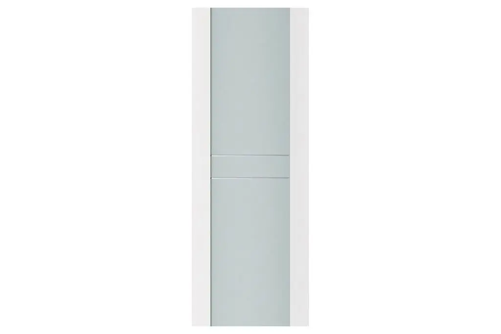 Nova Triplex 003 Soft White Laminated Modern Interior Door - Slab