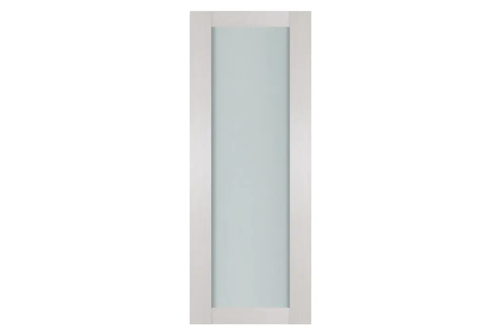 Nova 1 Lite White Wenge Wood Laminated Modern Interior Door - Slab