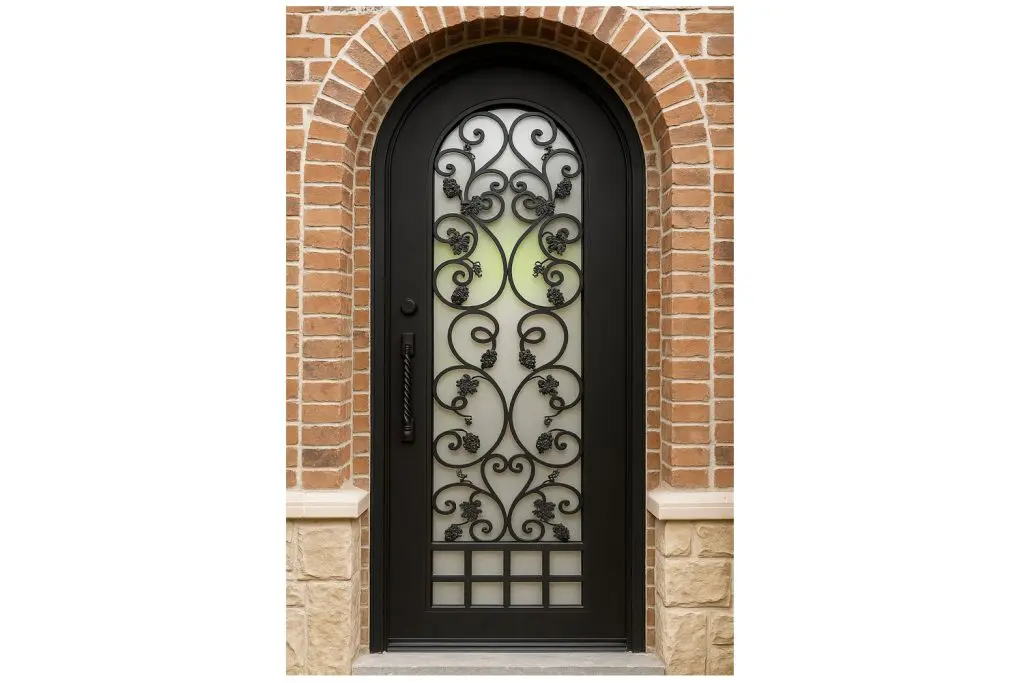 Nova Royal Series Wrought Iron Custom Exterior Door Style 276