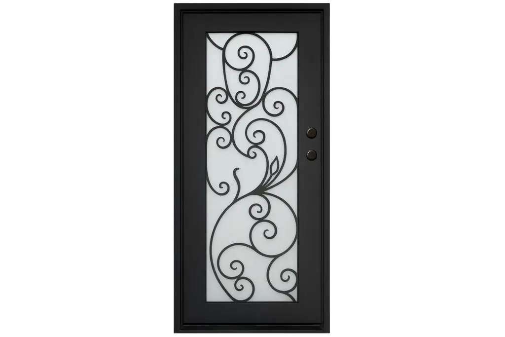 Nova Royal Series Wrought Iron Custom Exterior Door Style 235