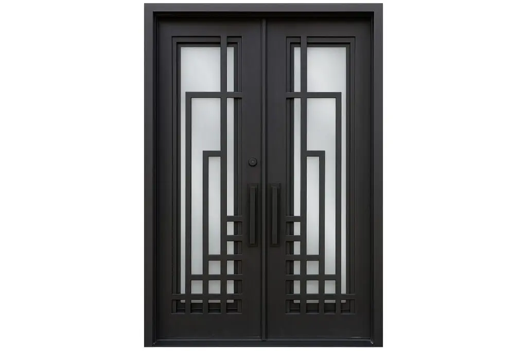 Nova Royal Series Wrought Iron Custom Exterior Door Style 249