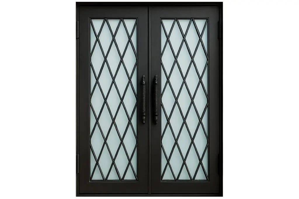 Nova Royal Series Wrought Iron Custom Exterior Door Style 095