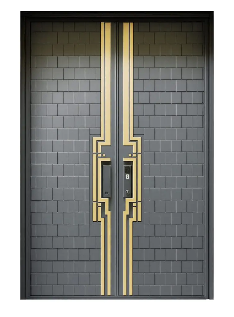 Nova Royal Series Wrought Iron Custom Exterior Door Style 363