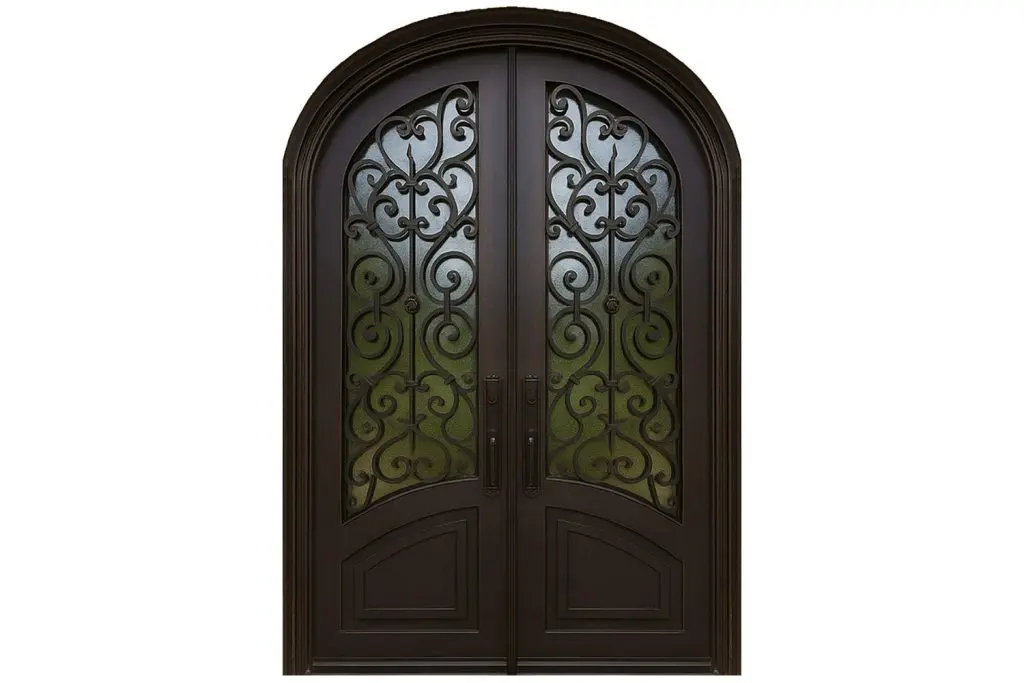 Nova Royal Series Wrought Iron Custom Exterior Door Style 150