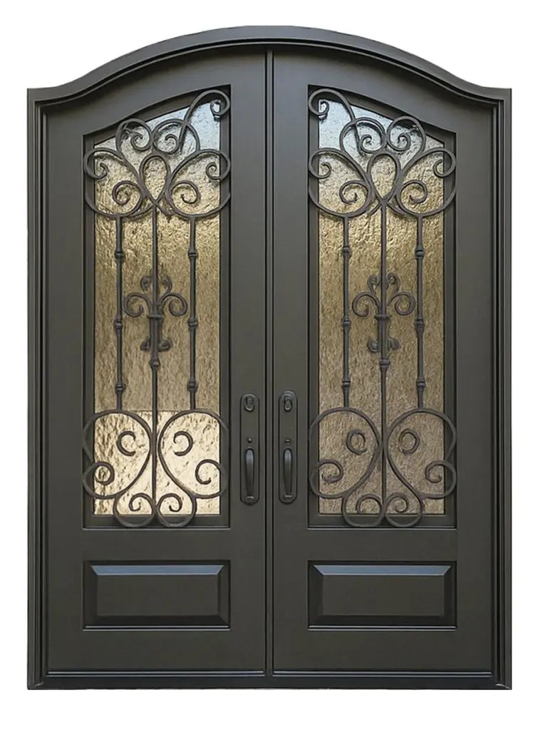 Nova Royal Series Wrought Iron Custom Exterior Door Style 290