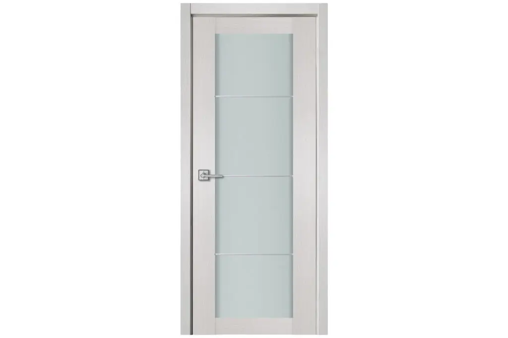 Nova 1 Lite 3H White Wenge Wood Laminated Modern Interior Door - Single Door