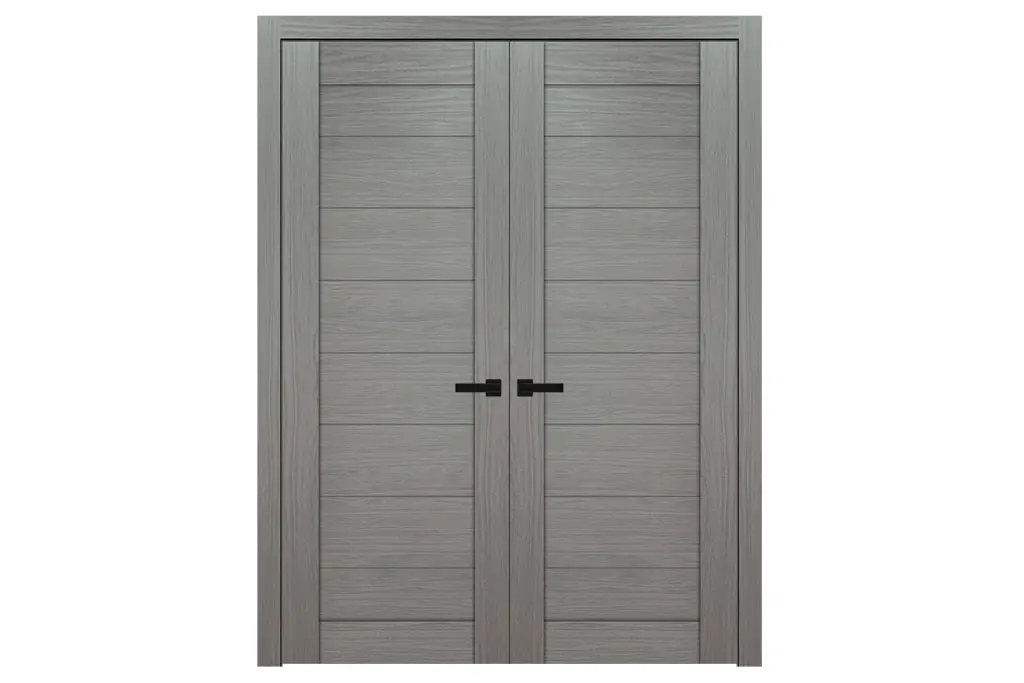 Domino 02 Wenge Modern Laminated Modern Interior Door - Double Door