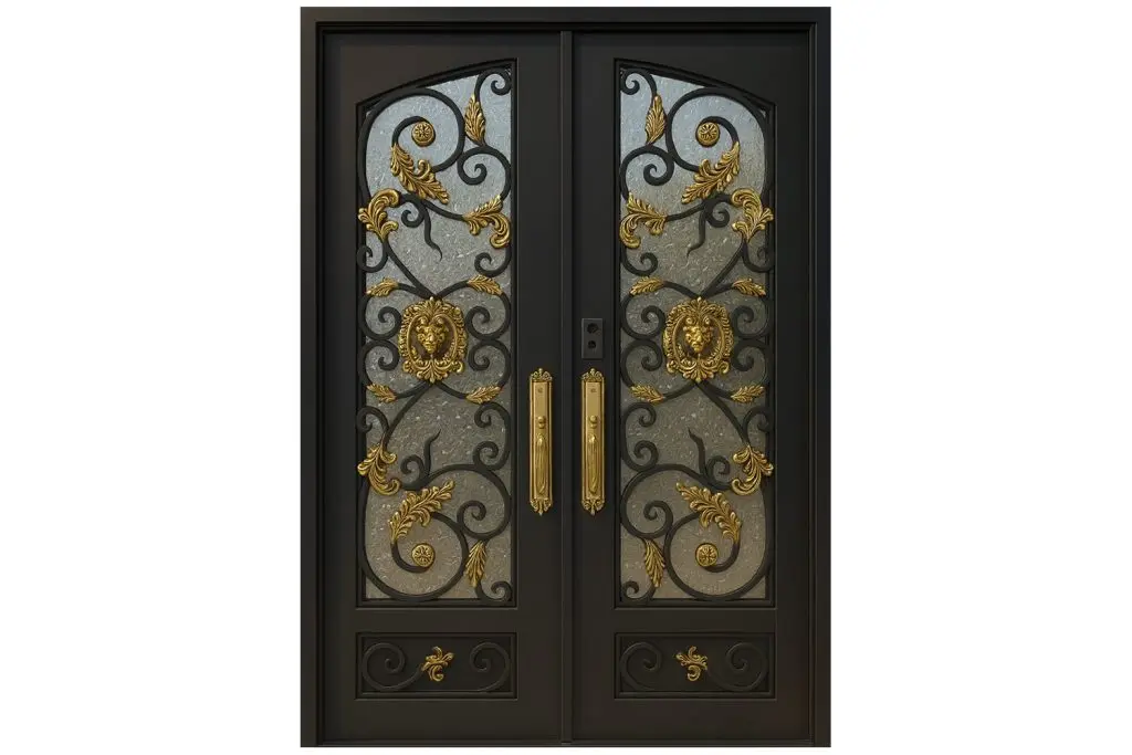 Nova Royal Series Wrought Iron Custom Exterior Door Style 118