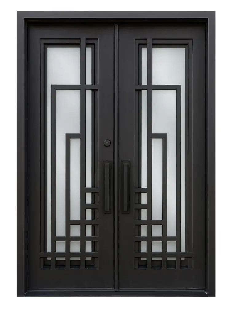 Nova Royal Series Wrought Iron Custom Exterior Door Style 249