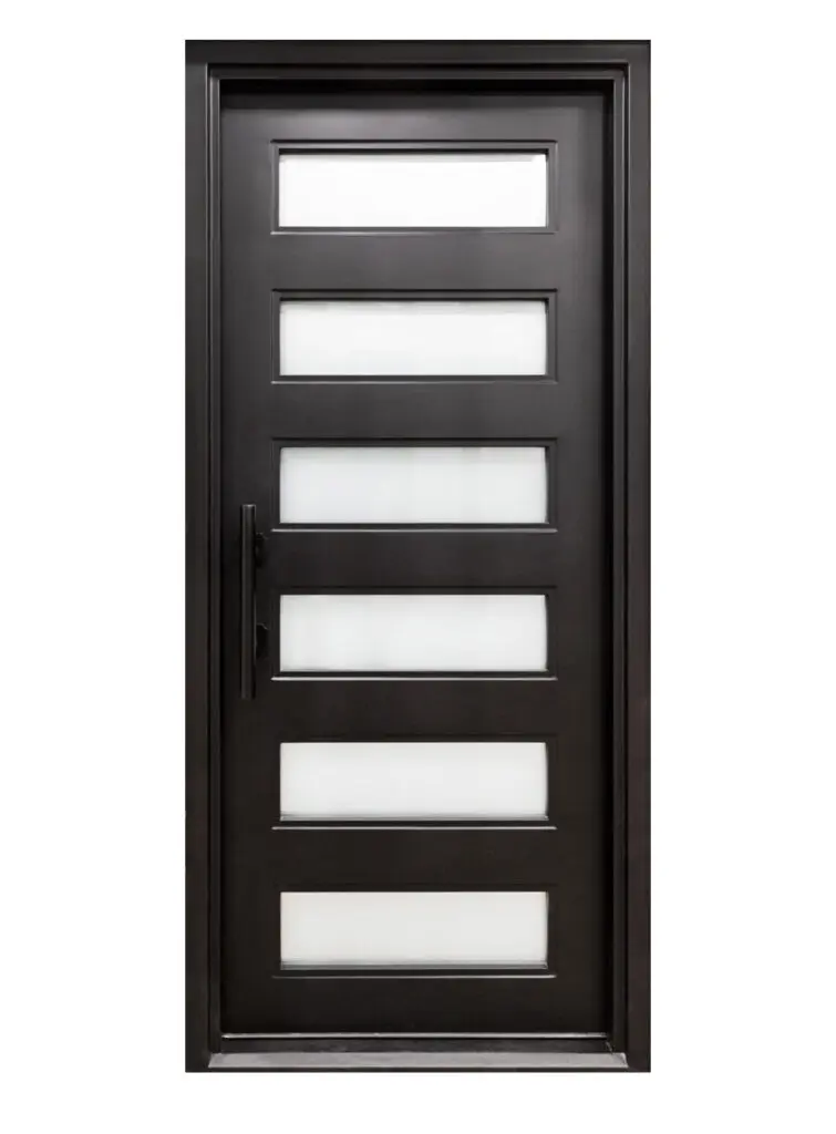 Nova Royal Series Wrought Iron Custom Exterior Door Style 055