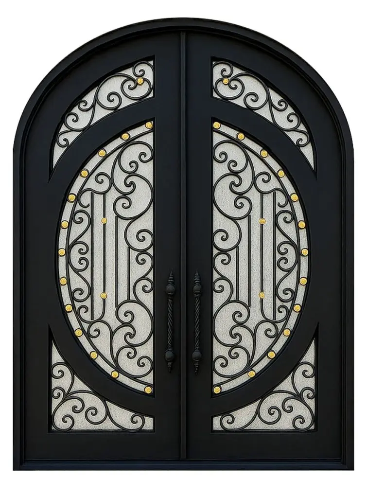Nova Royal Series Wrought Iron Custom Exterior Door Style 189