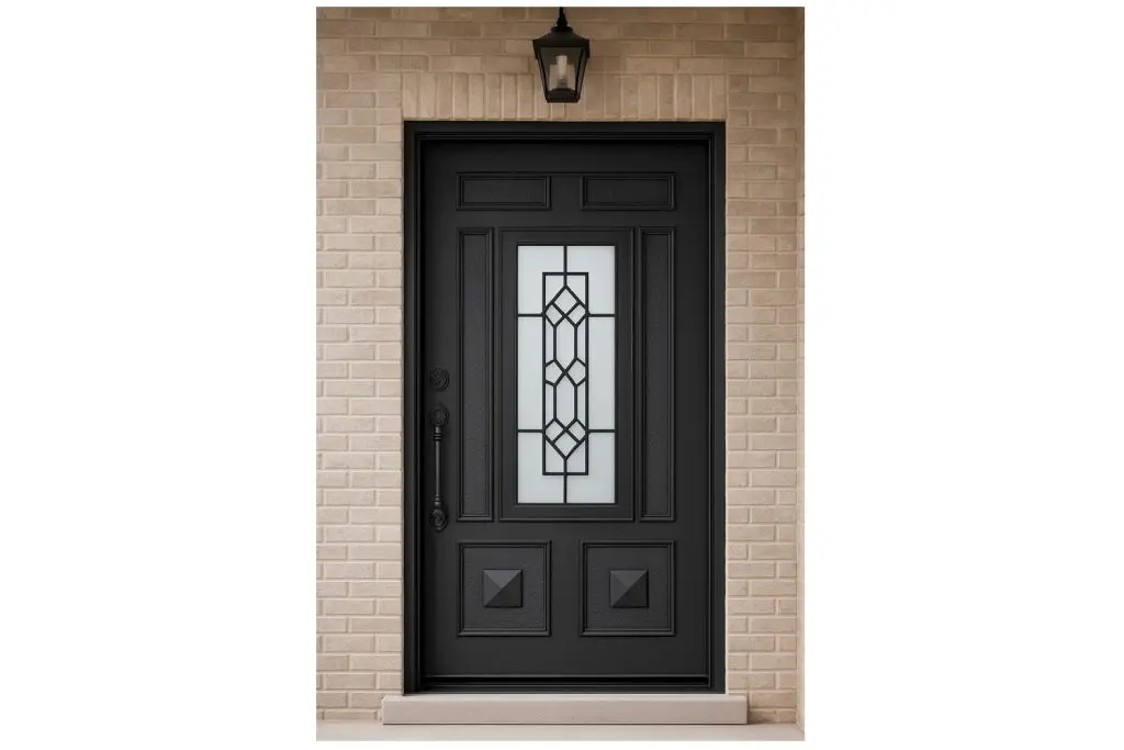 Nova Royal Series Wrought Iron Custom Exterior Door Style 090