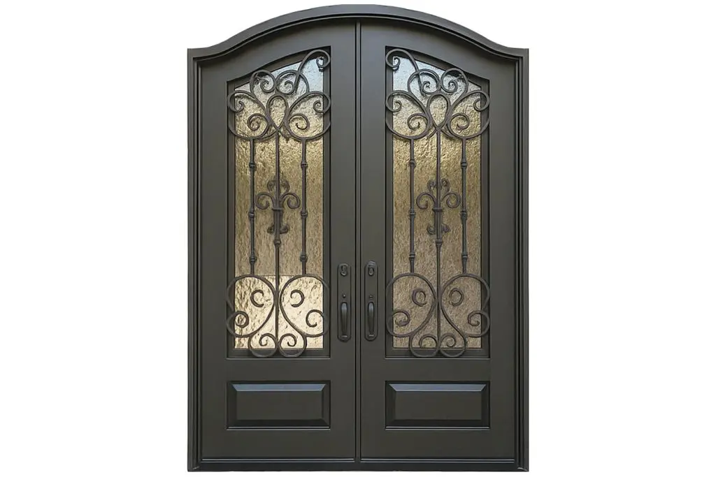 Nova Royal Series Wrought Iron Custom Exterior Door Style 290