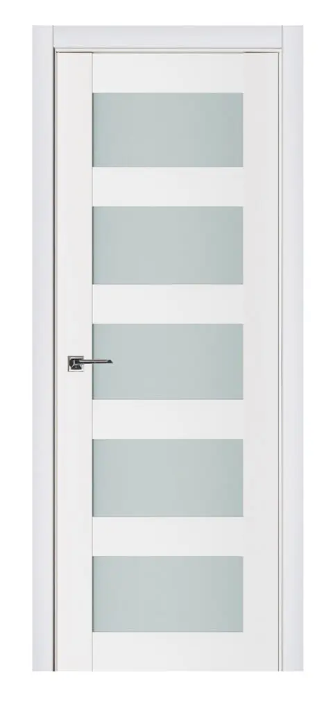 Nova Triplex 022 Soft White Laminated Modern Interior Door