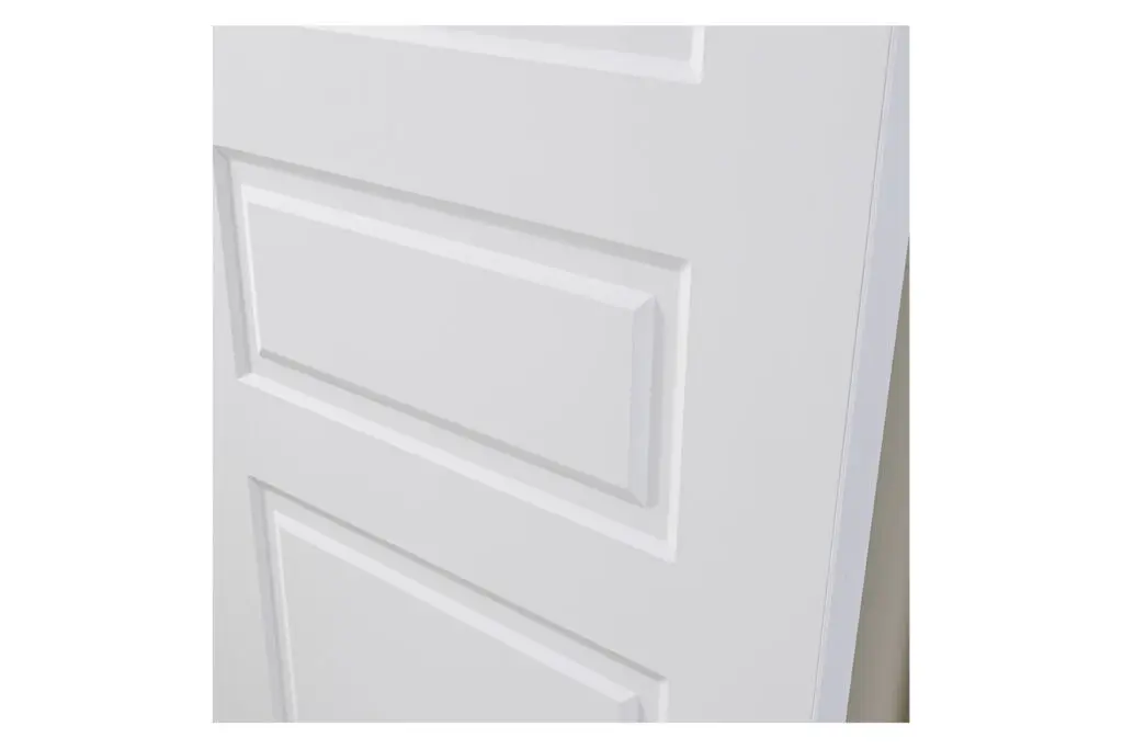 Nova 3 Panel Soft White Laminated Traditional interior Door