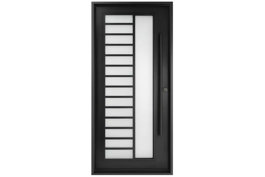 Nova Royal Series Wrought Iron Custom Exterior Door Style 129