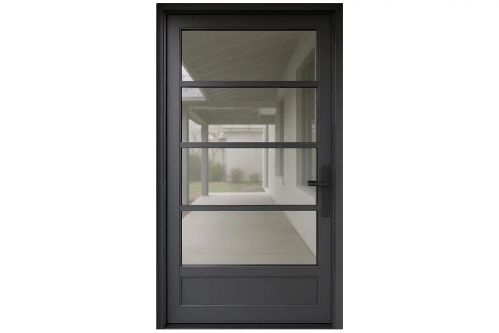 Nova Royal Series Wrought Iron Custom Exterior Door Style 269
