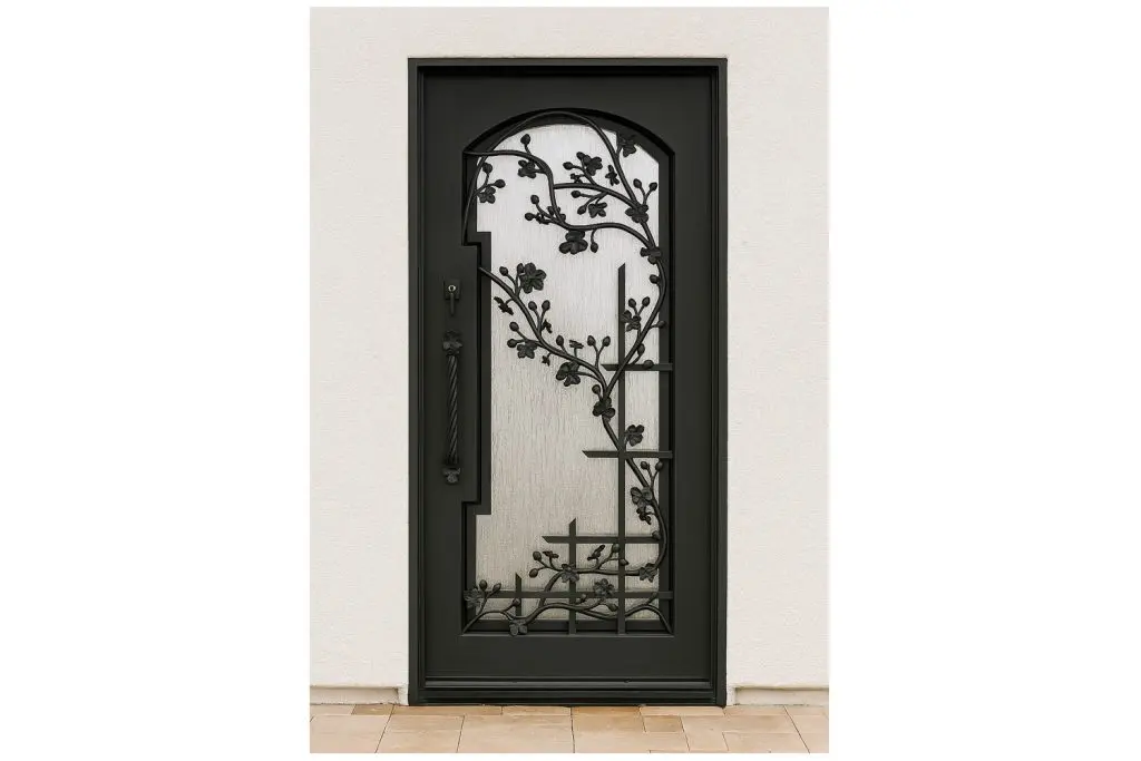Nova Royal Series Wrought Iron Custom Exterior Door Style 261