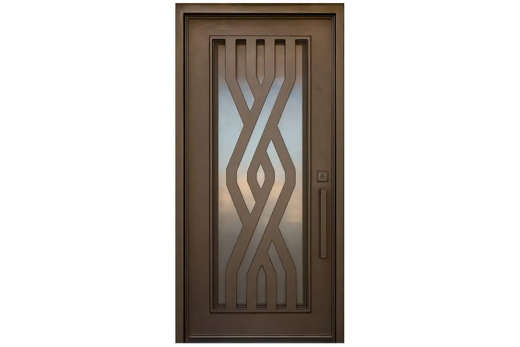 Nova Royal Series Wrought Iron Custom Exterior Door Style 257