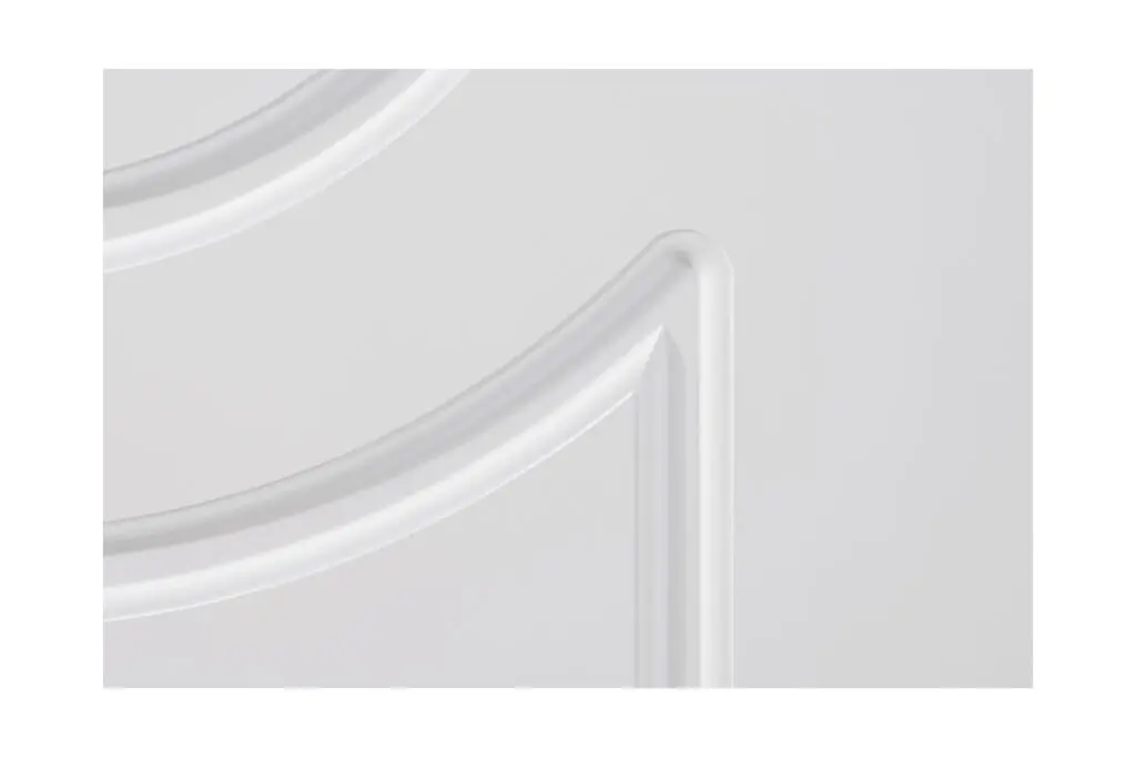 Nova Ovalo Soft White Laminated Traditional interior Door