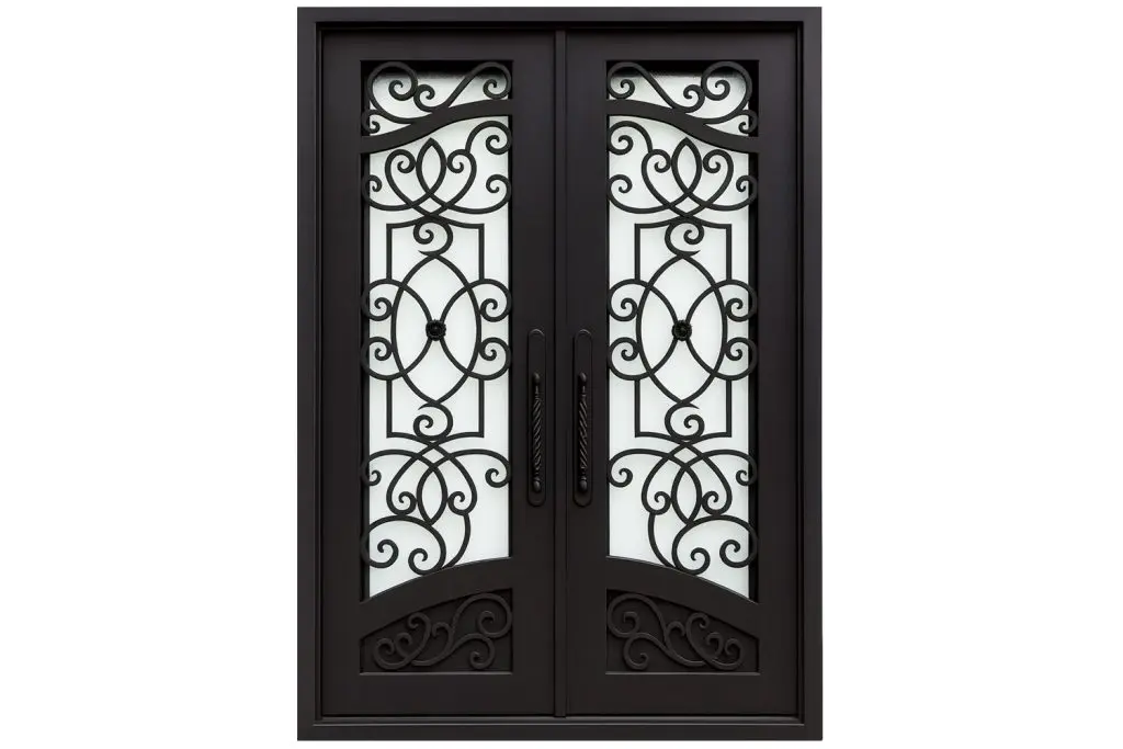 Nova Royal Series Wrought Iron Custom Exterior Door Style 230