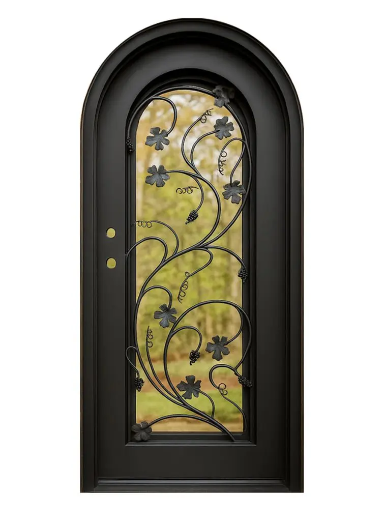 Nova Royal Series Wrought Iron Custom Exterior Door Style 277