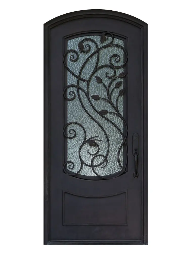 Nova Royal Series Wrought Iron Custom Exterior Door Style 031