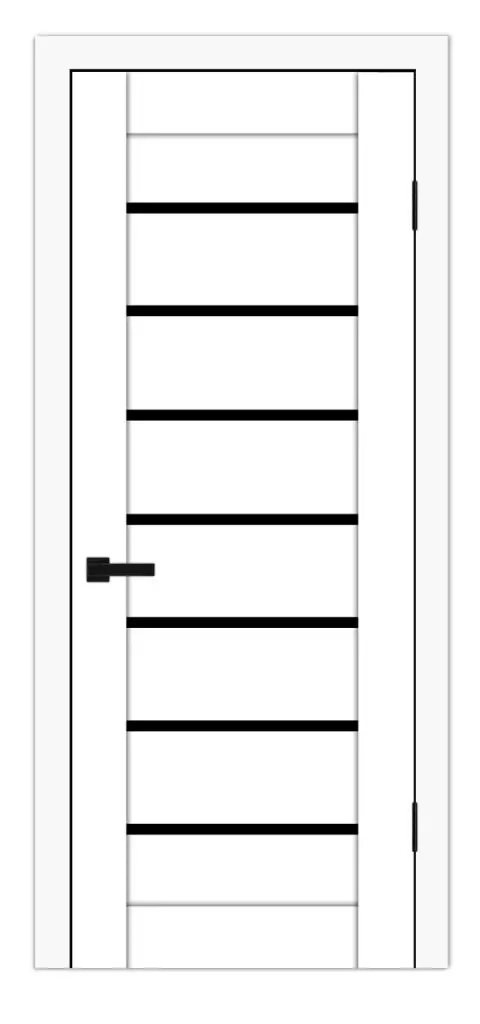 Domino 01 Soft White Laminated Modern Interior Door