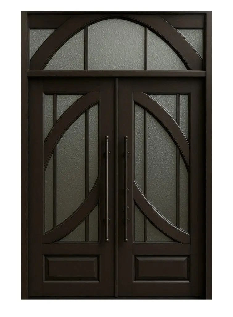 Nova Royal Series Wrought Iron Custom Exterior Door Style 126