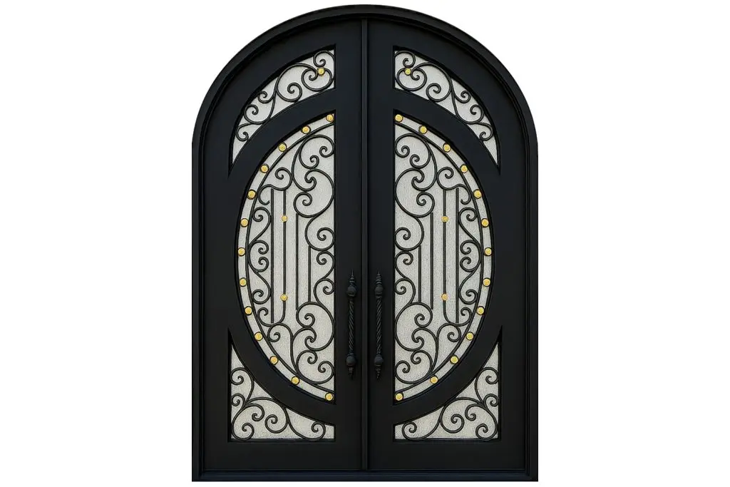 Nova Royal Series Wrought Iron Custom Exterior Door Style 189